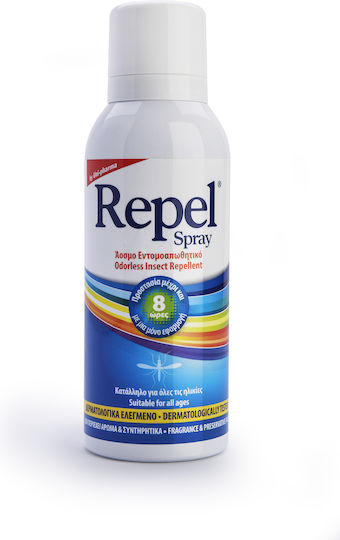 UNI-PHARMA Repel Άοσμο Εντομοαπωθητικό Spray με Ισχυρή Δράση Κατάλληλο για Παιδιά 100ml