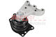 Metzger Car Engine Mount for Volkswagen Polo