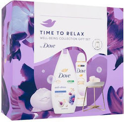 Dove Time To Relax Well-Being Collection Set Îngrijire pentru Curățarea corpului Curățarea corpului cu Deodorant , Gel de dus & Săpun