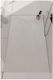 Tema Ορθογώνια Inox Ντουζιέρα 80x100cm GLASS STONE WHITE