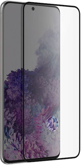Galaxy S20 Plus 9h Tempered Glass Akashi Clear Screen Protector Black Outline