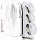 XFX Radeon RX 7800 XT 16GB GDDR6 Quicksilver Magnetic Air Arctic White Κάρτα Γραφικών