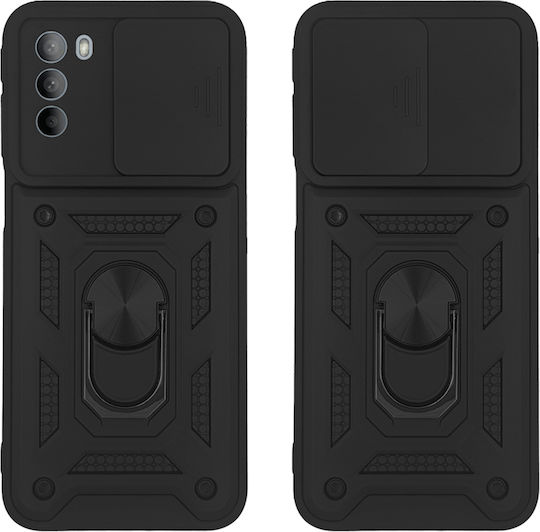 Sonique Campro Back Cover Silicone / Plastic Black (Moto G31)