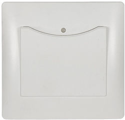 Elmark Rhyme Wall Card Switch with Frame White