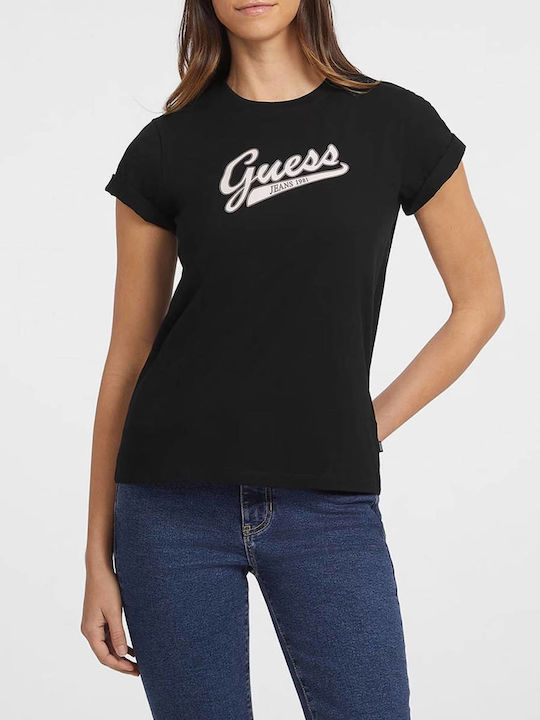 Guess Women's T-shirt Black