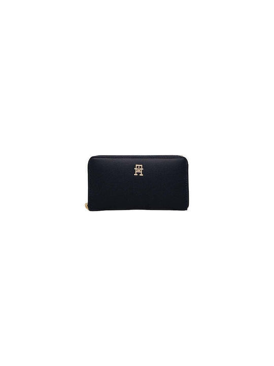 Tommy Hilfiger Wallet Γυναικείο Πορτοφόλι Μαύρο