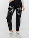Damenjeans in Boyfriend-Passform Black