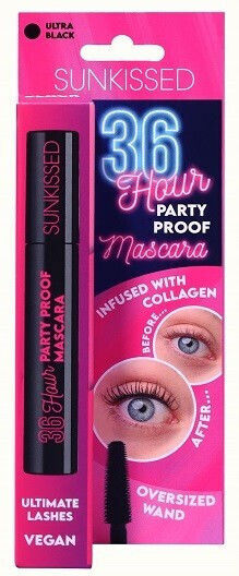 Sunkissed 36 Hour Party Proof Mascara Μαύρο 12ml