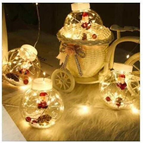 10 Lights LED White type Curtain 1pcs
