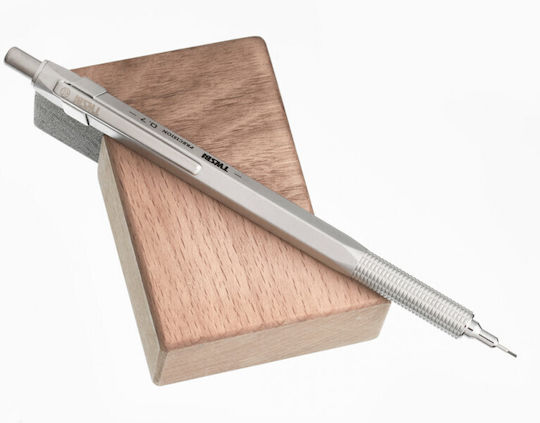 Twsbi Precision Fix Pipe Механичен Молив Метално с Гума 1бр Сребрист