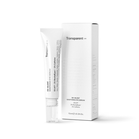Transparent Lab De-bloat Soothing Eye Serum 15 Ml Καταπραϋντικός Ορός Ματιών Καφεΐνη