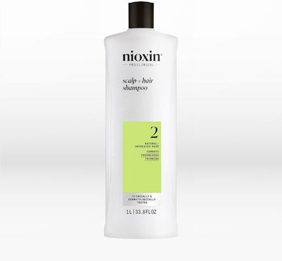 Nioxin Pro Clinical Scalp+hair Σαμπουάν Αναδόμησης/Θρέψης για Λιπαρά Μαλλιά 1000ml