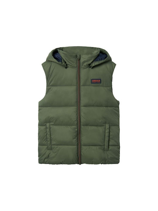 Name It Kinderjacke Ärmellos Haki