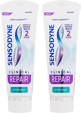 Sensodyne Clinical Repair Active Clean Зъбна паста 2x75мл