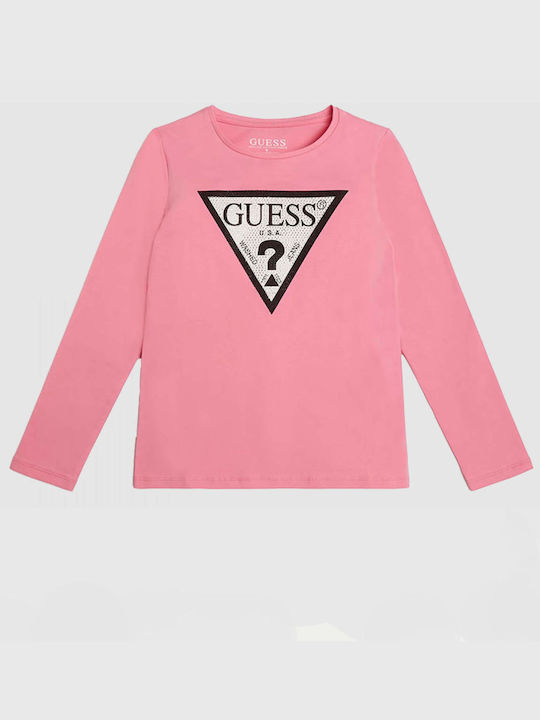 Guess Kids Blouse Long Sleeve Pink