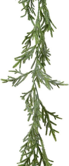 Weihnachtsgirlande PE Kunststoff Glitzer Grün 15x180cm 306.028.0052.09