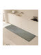 To megalo pazari Kitchen Mat Runner with Anti-slip Underlay Grey 60x140εκ.