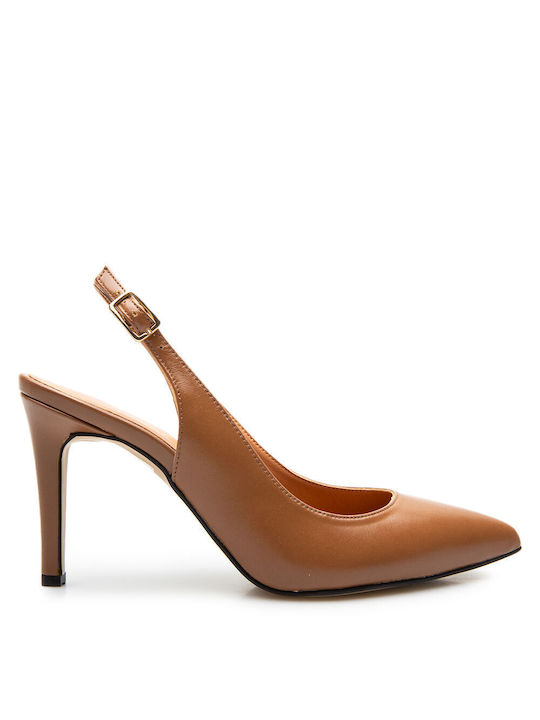 Labrini Brown Heels