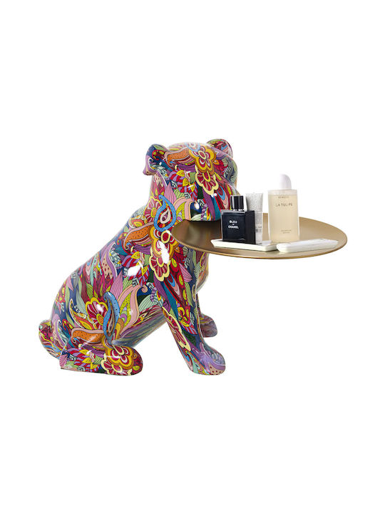 Decorative Figure Alexandra House Living Multicolored Plastic Dog 21 X 27 X 29 Cm Tray