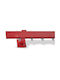 Enis by Domus Pf India One-Way Metallic Curtain Track Red 360cm 510897-27