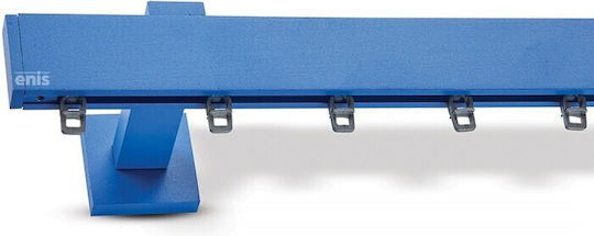 Enis by Domus Pf Cap One-Way Metallic Curtain Track Blue 200cm 510896-72