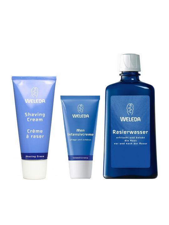 Weleda Weleda Welbox Men Κρέμα Ενυδάτωσης 30ml & Λοσιόν Πριν+ Ξύρισμα 100ml & Κρέμα Ξυρίσματος 75ml 4001638098809 & 4001638095747 & 4001638086561