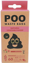 Hundekotbeutel Poo Bio 60 Beutel - Rosenduft