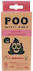 Торбички за кучешки изпражнения Poo Bio 60 бр. - аромат на роза