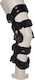 Medical Brace Ρυθμιζόμενος Νάρθηκας Γόνατος 20cm Αριστερής Πλευράς σε Μαύρο Χρώμα MB.4077/L