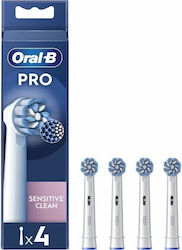 Oral-B Sensitive Clean Pro Capete de schimb pentru Periuța de dinți electrică 4buc