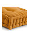 Bean Bag Bolster Poof Yellow 120x60cm