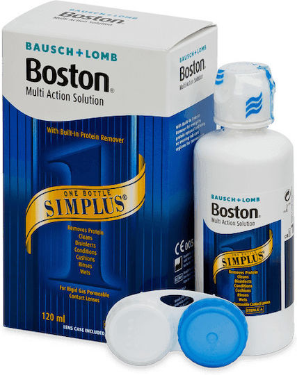 Bausch & Lomb Boston Simplus Multi Action Solution Υγρό Φακών Επαφής 120ml