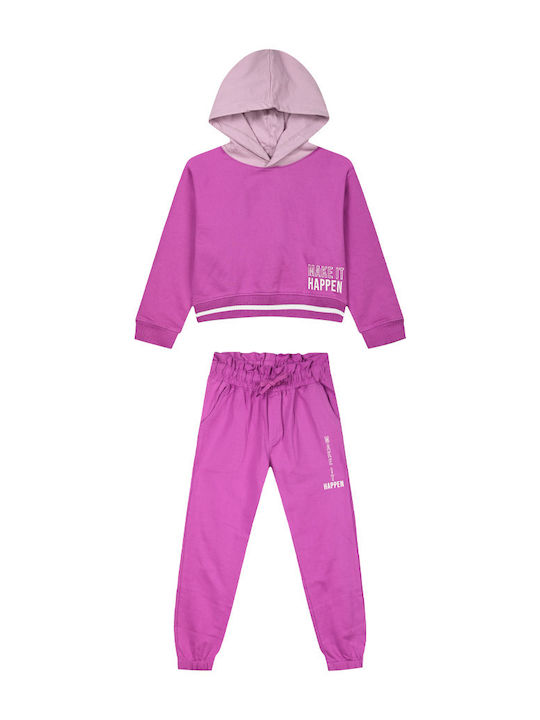 Energiers Kids Sweatpants Set Dahlia