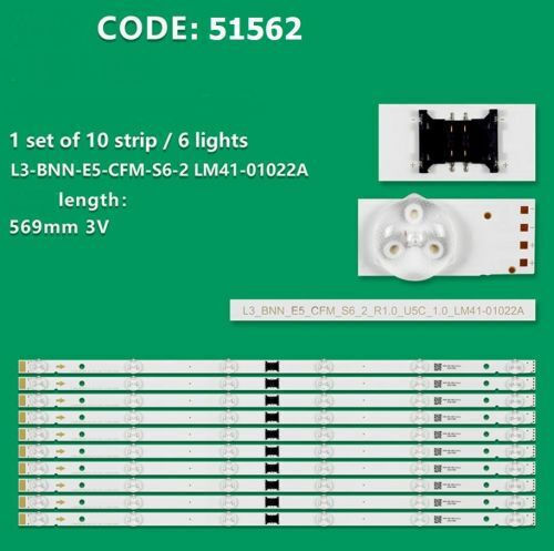 Sony LED Backlight Μπάρες I-5500SY80062-VC