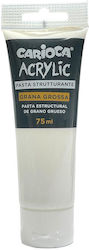 Carioca Ακρυλικό Χρώμα Ζωγραφικής Λευκό 75ml