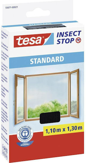 Tesa Black Window Mosquito Net Standard 1.1 X 1.3m