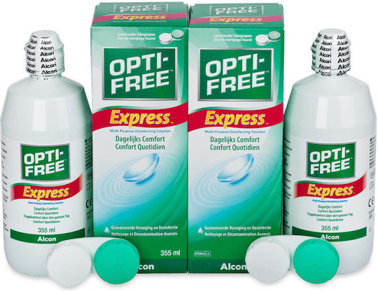 Alcon OPTI-FREE Express Υγρό Φακών Επαφής 2x355ml