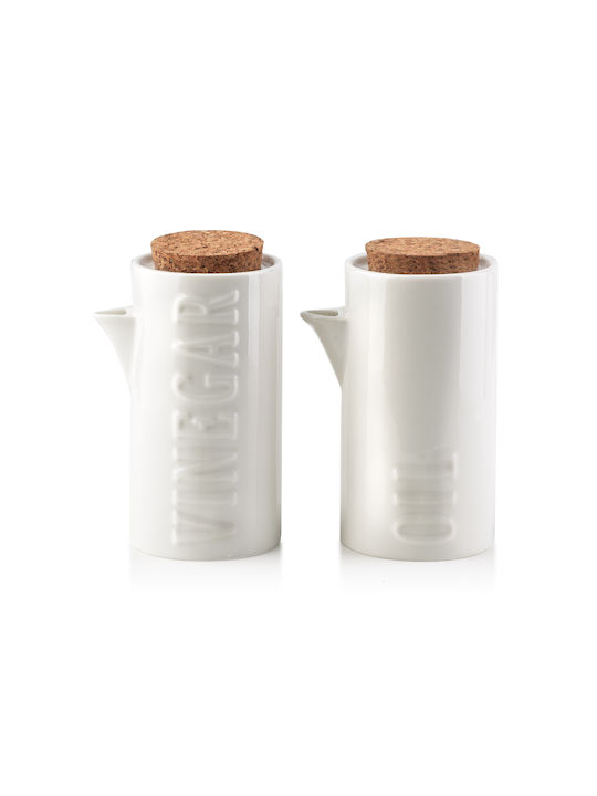 Modern Life Oil Vinegar Set 2x0.2l White