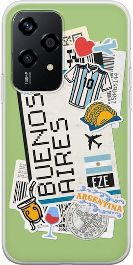 Ticket To Buenos Aires Honor 200 Lite 5g Flexible Tpu Διάφανη Σιλικόνη