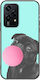 Bubblegum Dog Honor 200 Lite 5g Black Tpu Μαύρη Σιλικόνη