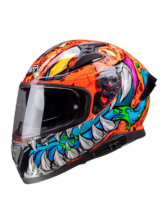 Pilot Snake SV Reptile-X Fluo Orange Κράνος Μηχ...