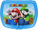 Super Mario Πλαστικό Παιδικό Δοχείο Φαγητού 16 x 12 x 5εκ.