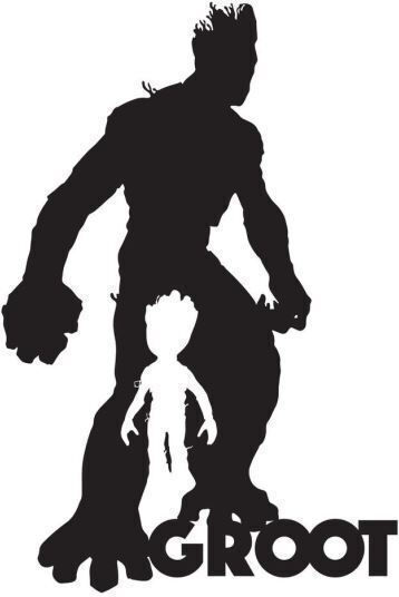 Vivatechnix Decorative Silhouette Black Made of Metal 70x70cm