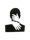 Krodesign Wall Decoration Man Silhouette 2 Size 48x41 Cm Black