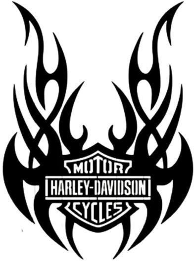 Krodesign Kro-1059 Metall Wanddekoration Harley Davidson II Durchmesser 80 cm Dicke 1,5 mm