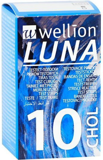 Wellion Luna Ταινίες Μέτρησης Χοληστερόλης 10τμχ