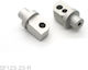 Barracuda Footpeg Единична Стойка Мотоциклетна В Сребрист Цвят SF123-23-R