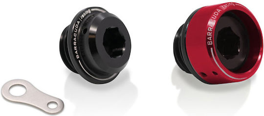 Barracuda Öldeckel Motorrad Rot 28-102-INS-R