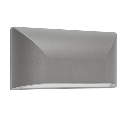 Elmark Grf05 Επιτοίχιο Εξωτερικό Φωτιστικό LED IP65 6W με Φυσικό Λευκό Φως