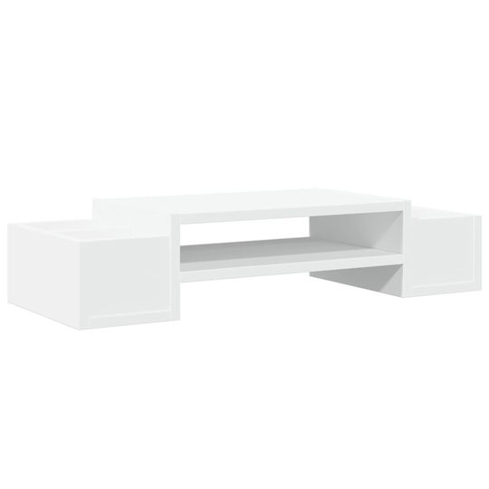 vidaXL Desktop Stand Monitor White (854679)